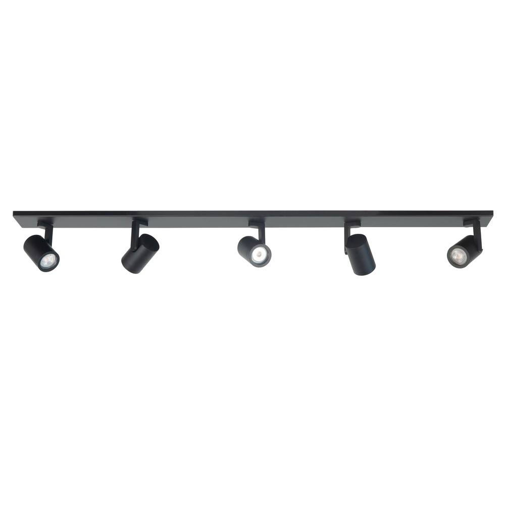 Opbouwspot Halo zwart 5-lichts Opbouwspot Halo zwart 5-lichts
