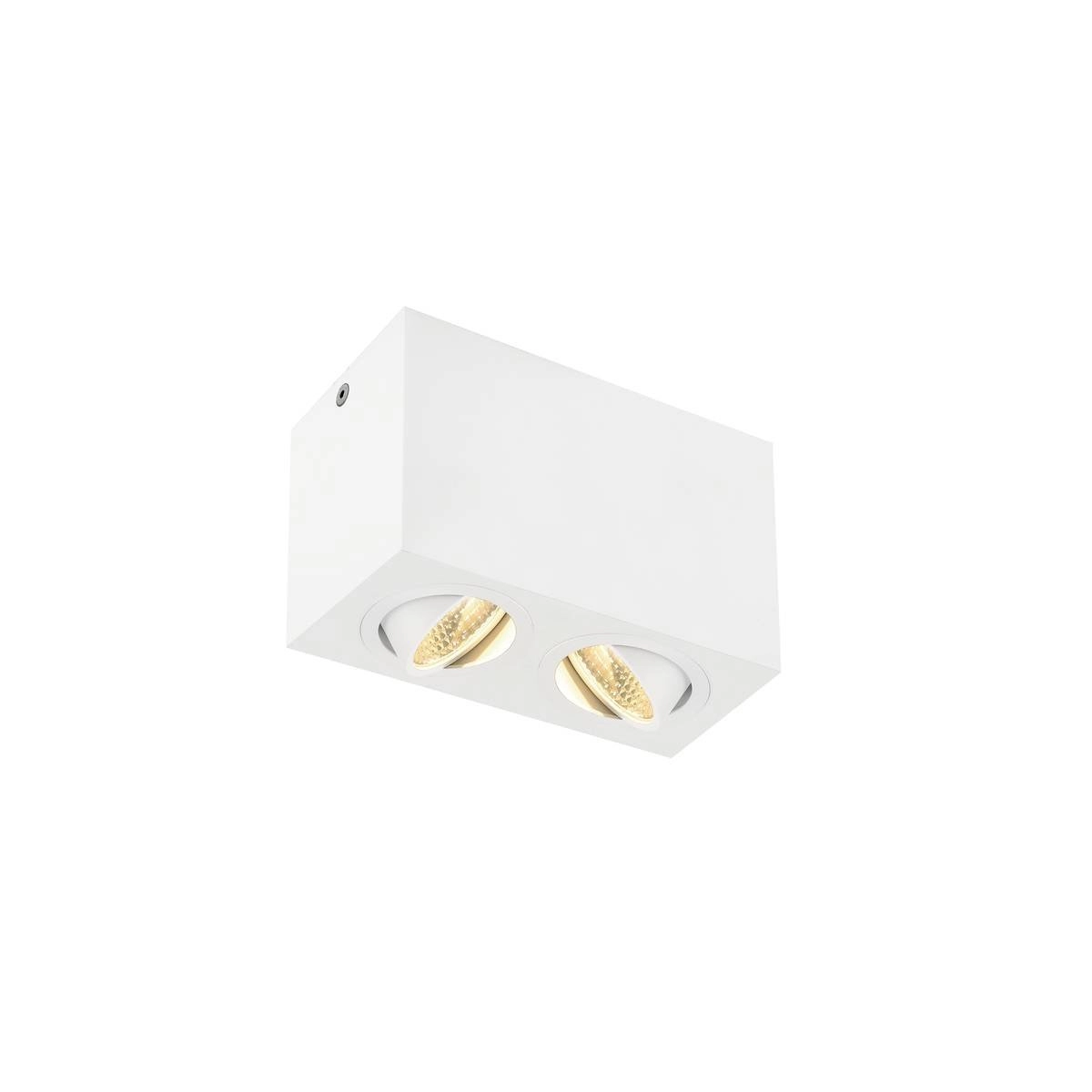 Downlight Triledo 2-lichts 16cm 3000K wit