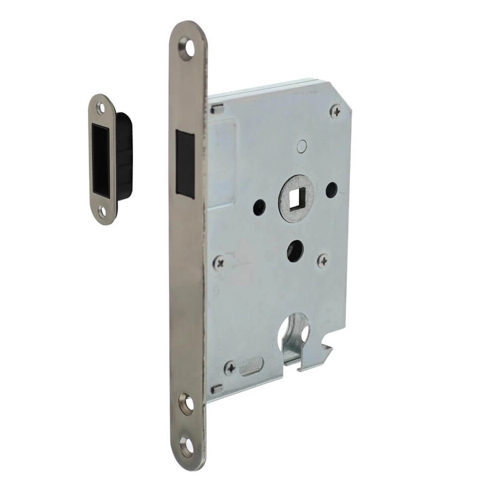 Slotkast cilinder Domus magneet RVS afgerond