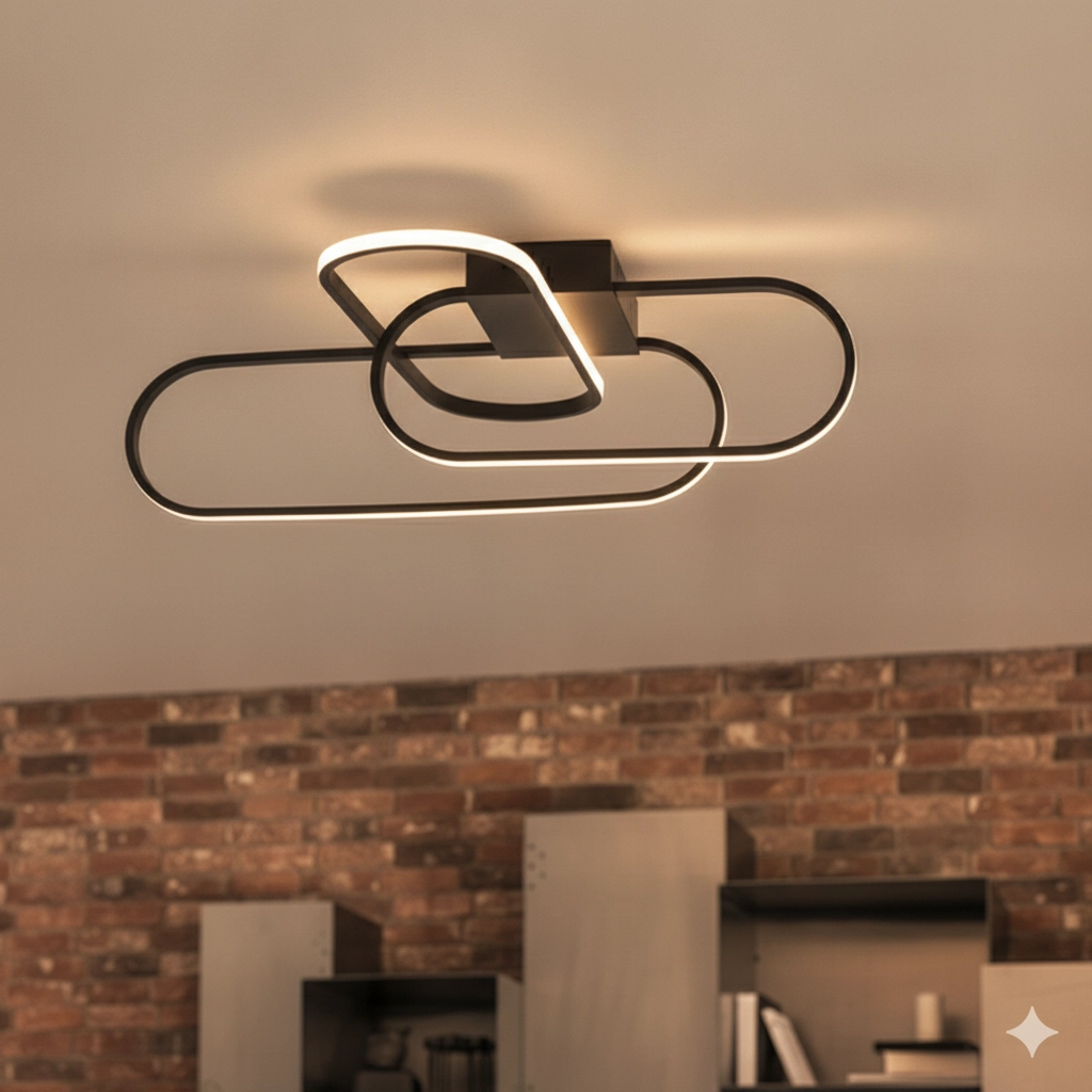 Design plafondlamp Arte zwart