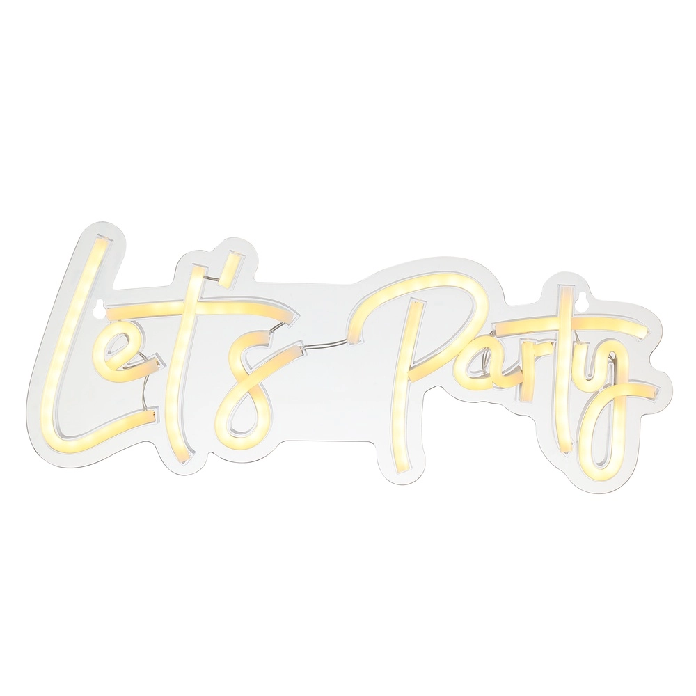 Neon wandlamp Neon-Tales "Let's party"