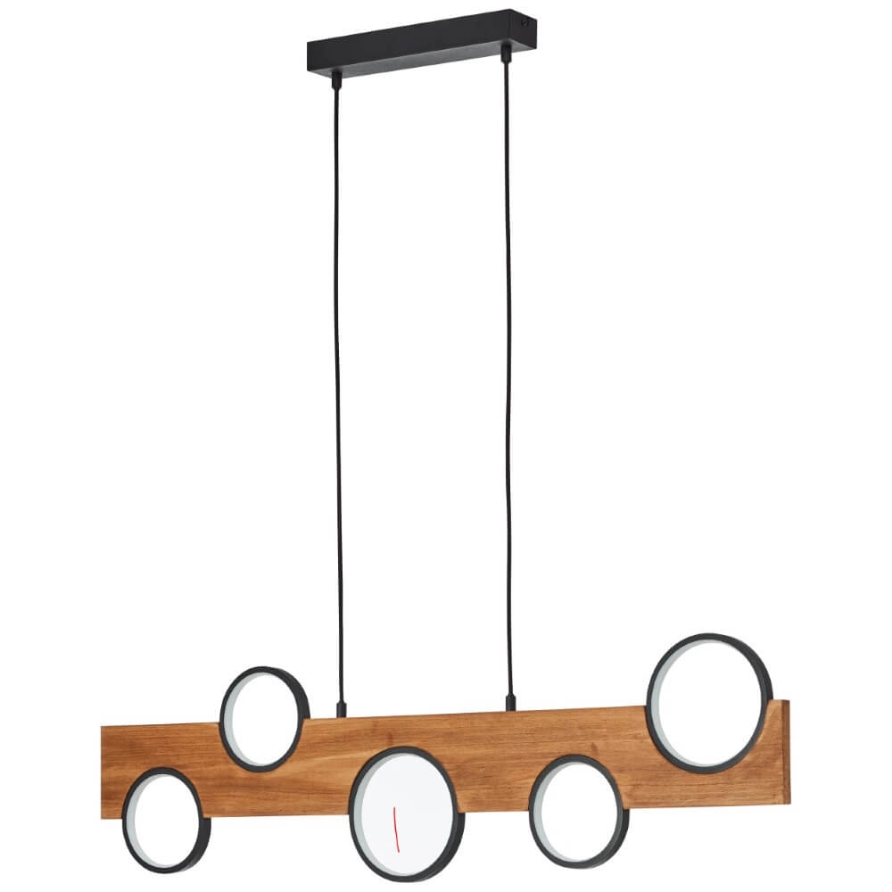 Hanglamp Cheesy hout Brilliant 4004353429644