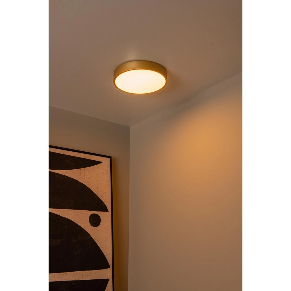 Plafonniere Unar Ø 30cm - 2700K - goud Lucide 5411212791863