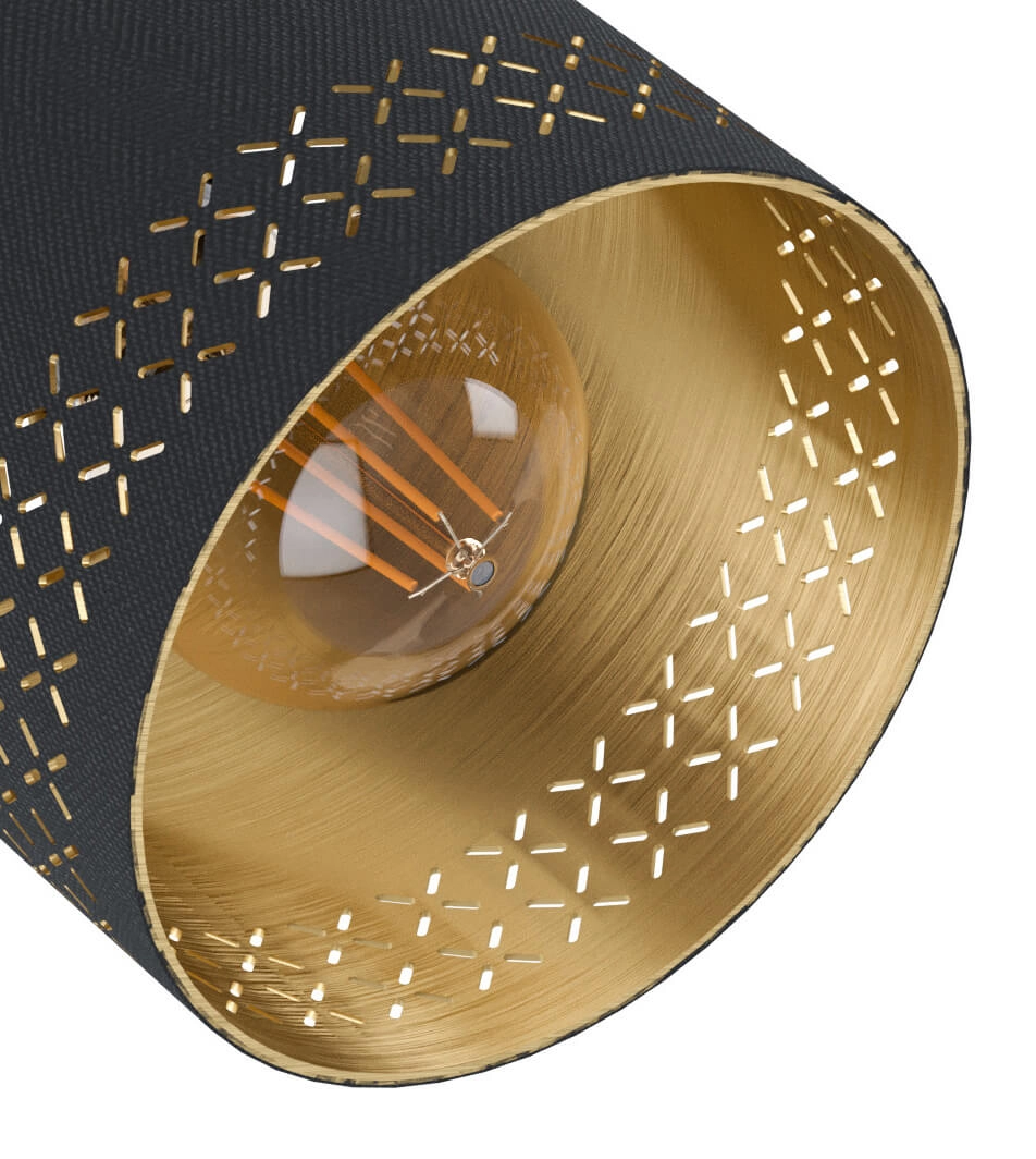 Zwarte wandspot Esteperra Eglo 9002759992767