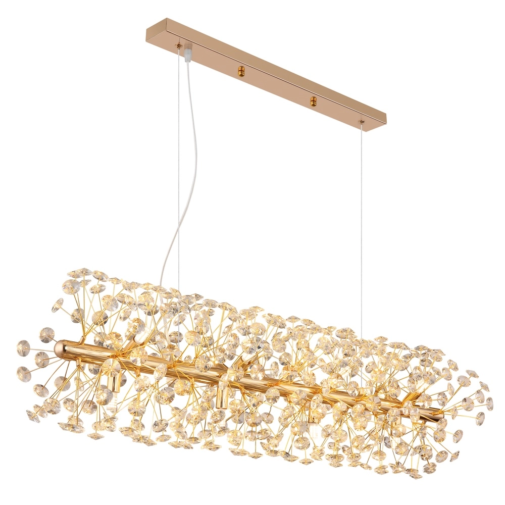 Hanglamp Katrina goud 90cm
