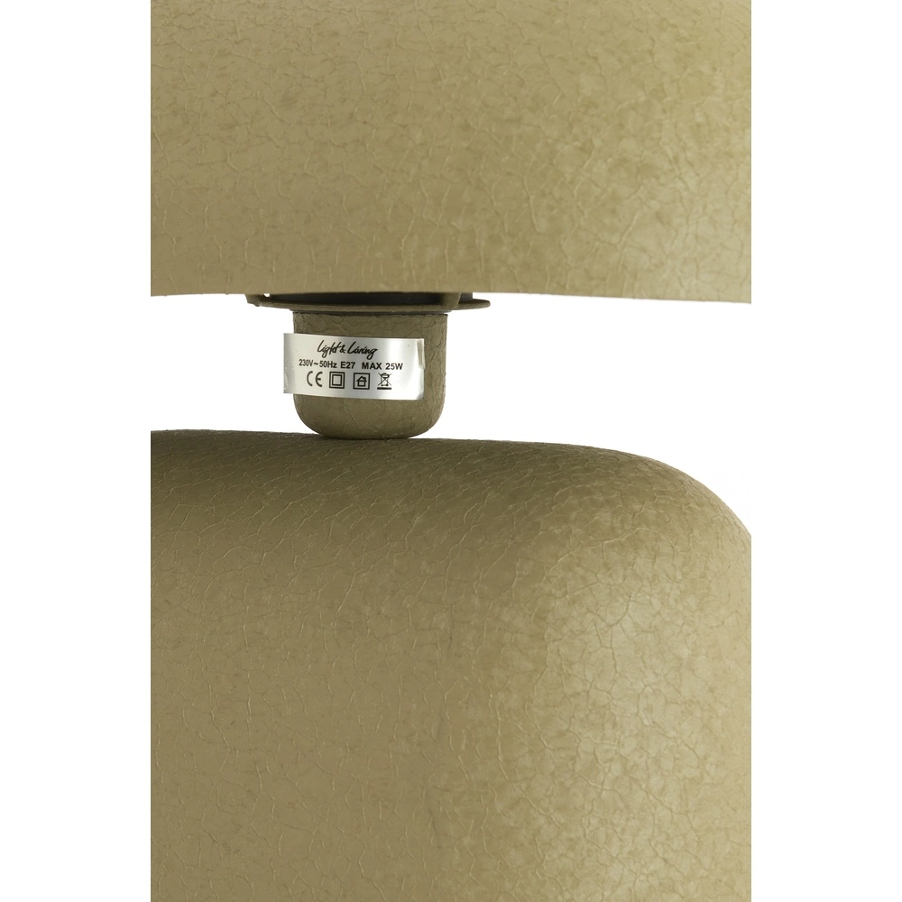 Schemerlamp Todd ovaal - mat olijf groen Light & Living 8717807818890