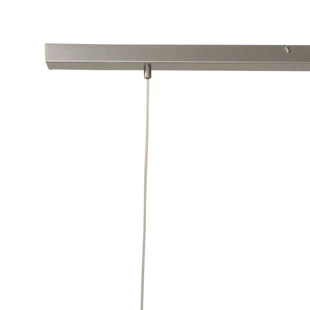 Zilvergrijze eettafellamp Concepto 2x45 Masterlight 8718121233789