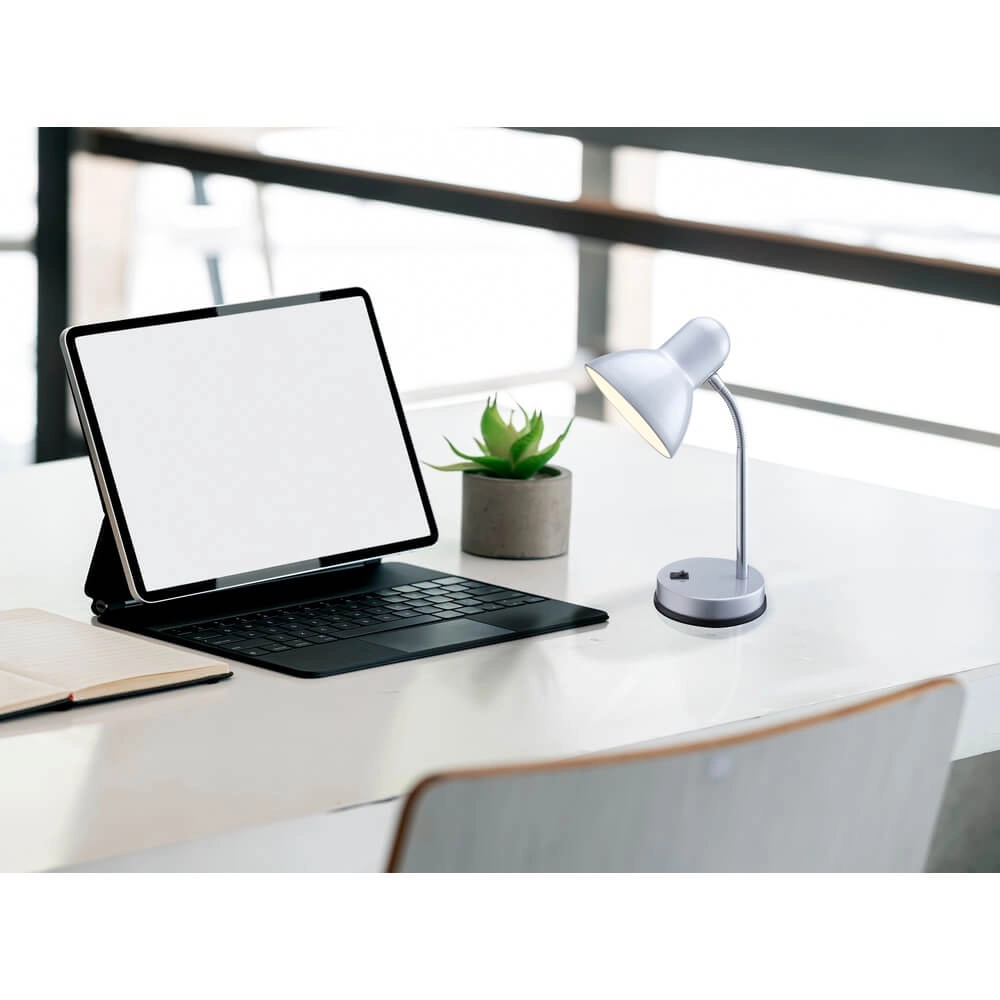Bureaulamp Basic grijs Globo 9007371106639