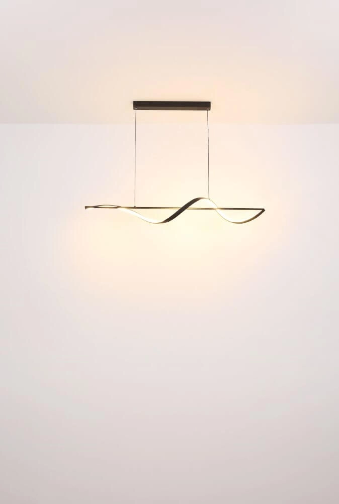 Golvende hanglamp Violino zwart design Globo 9007371446117