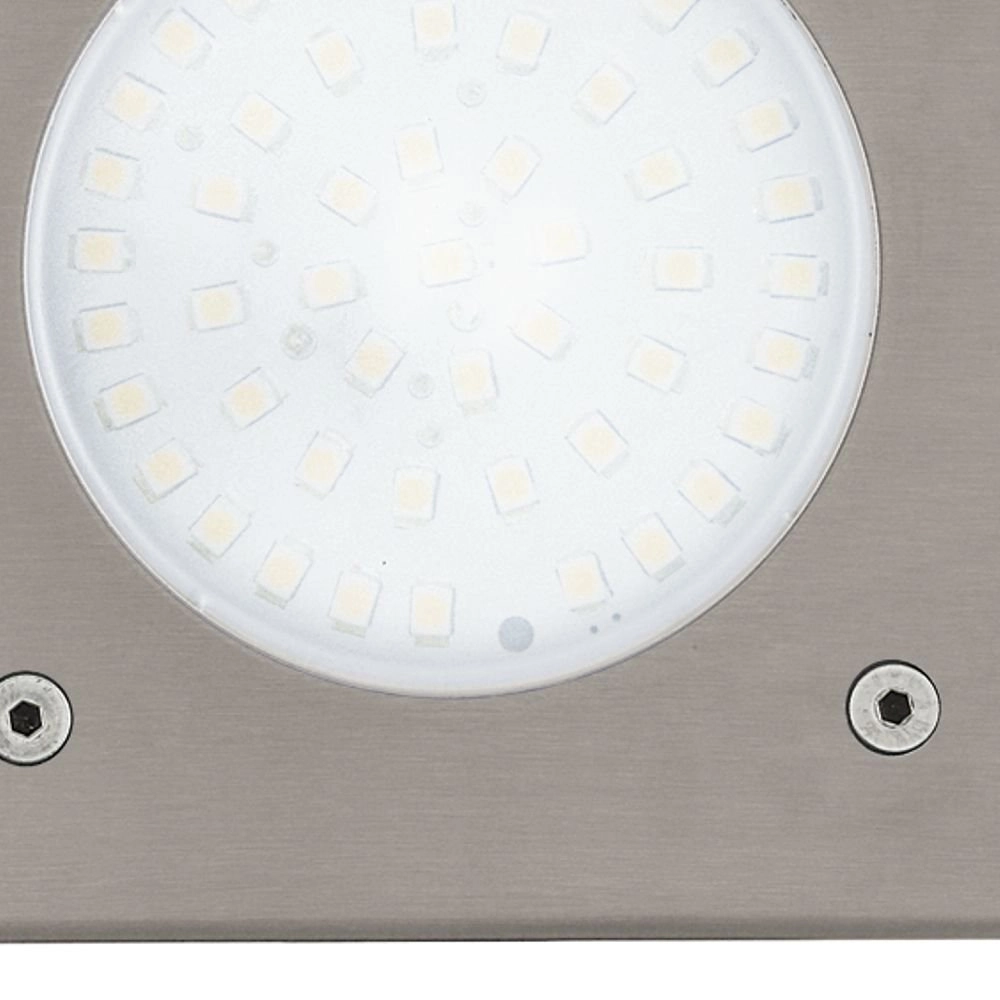Grondinbouwspot Lamedo vierkant RVS Eglo 9002759934811