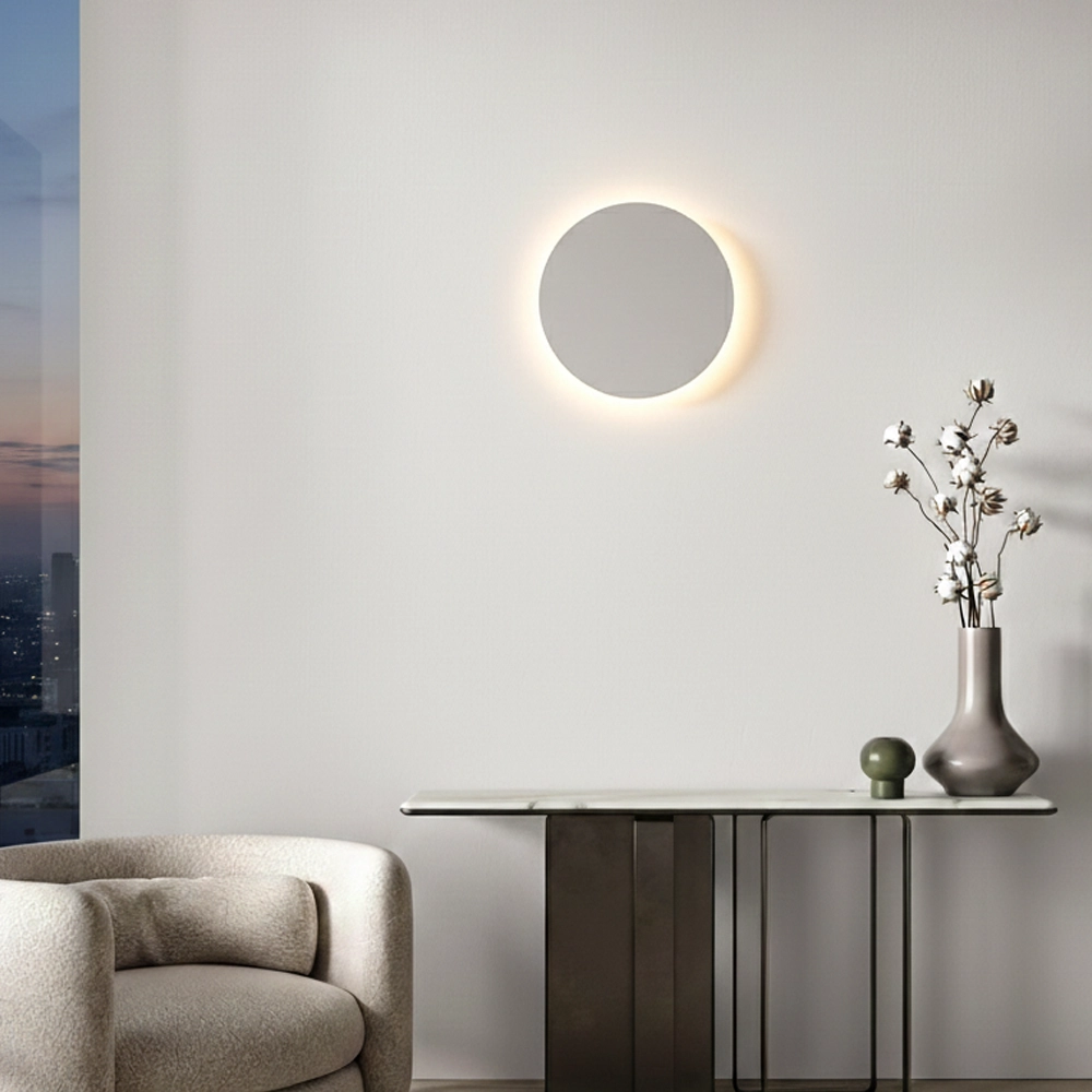 Design wandlamp Alida chroom Ø 40cm