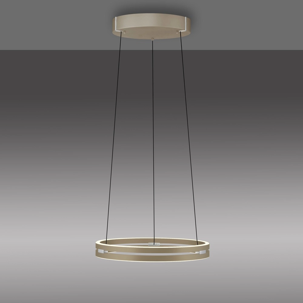 Kantoor hanglamp Pure E-Loop bronce - Ø 50cm Paul Neuhaus 4012248398357