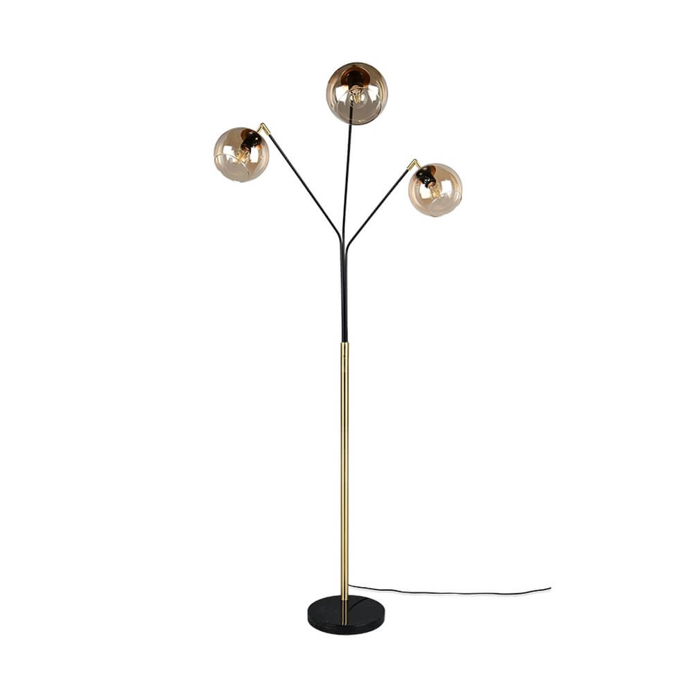 Design vloerlamp Paxton zwart Trio 4017807641233