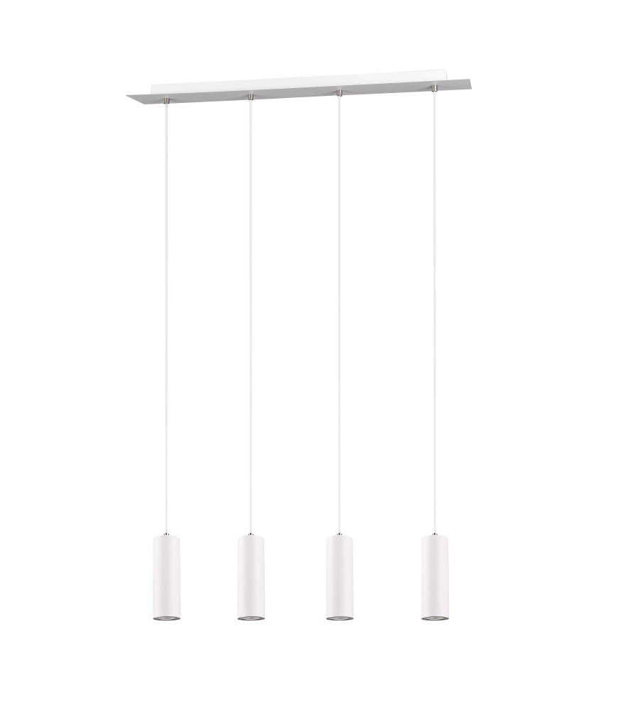 Hanglamp Marley 4-lichts wit Trio 4017807408751