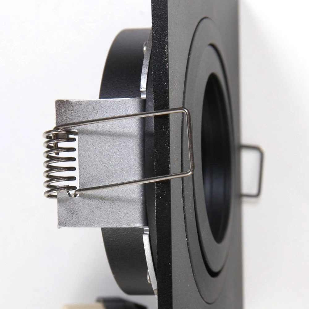 Zwarte inbouwspot Square Steinhauer 8712746113600