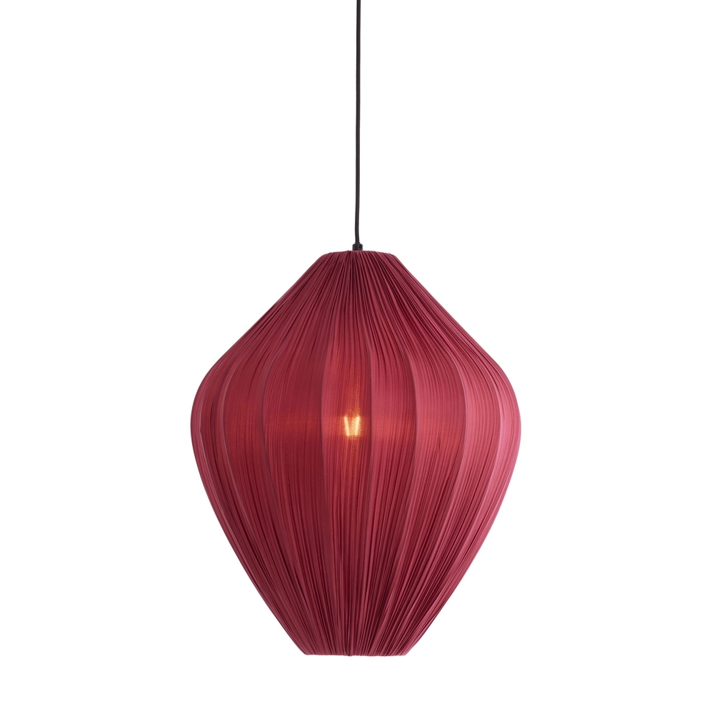 Hanglamp Verita Ø 47cm - bordeaux kap Light & Living 8717807832087