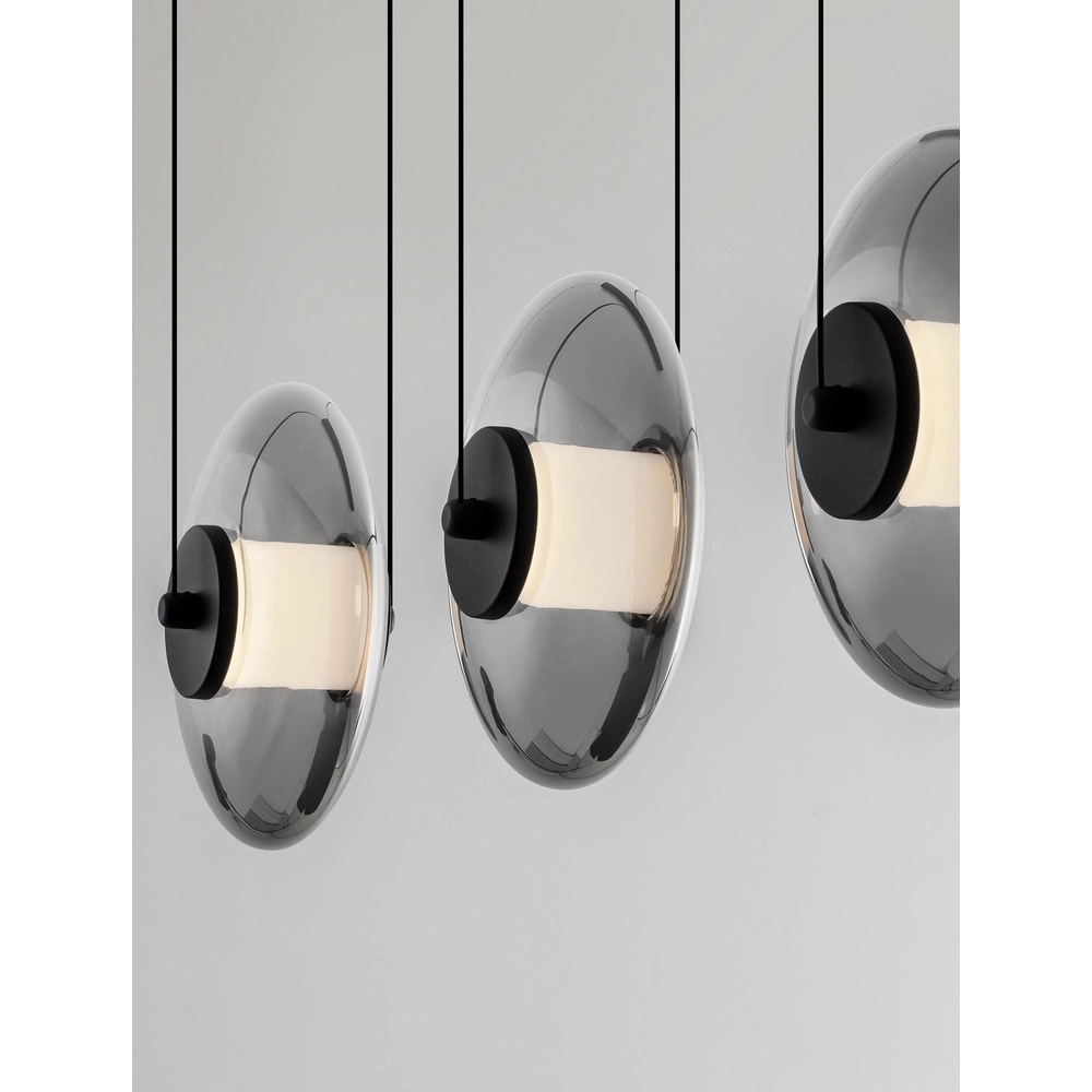 Unieke hanglamp Ballet zwart 3-lichts recht Lyora 5212017458421