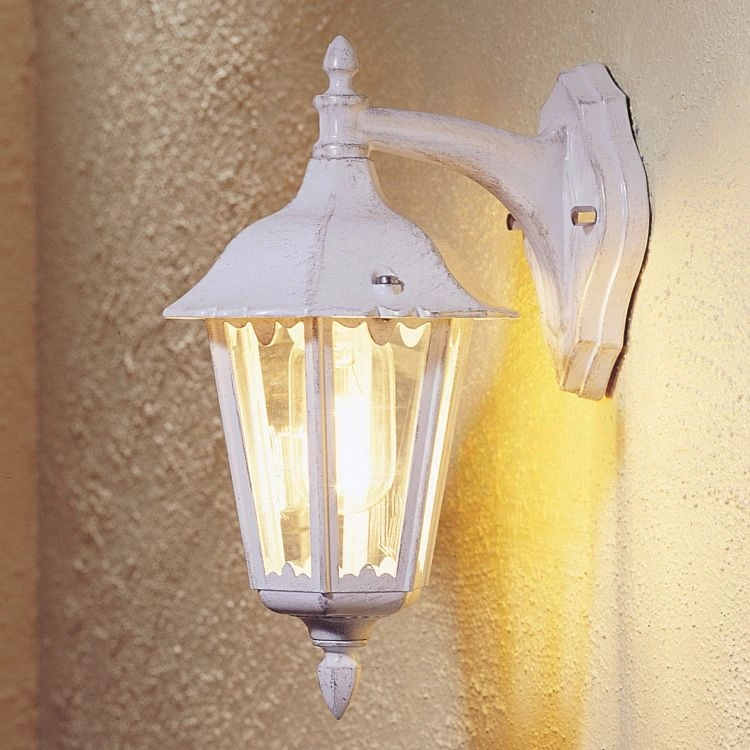 Klassieke muurlamp Firenze Down Small wit KonstSmide 7318307231250