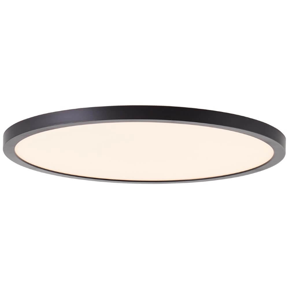 Zwarte plafonnière Tuco Ø 30cm Zwarte plafonnière Tuco Ø 30cm
