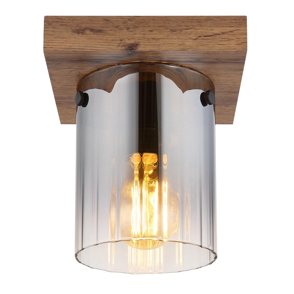 Plafondlamp Underwood hout Globo 9007371478033