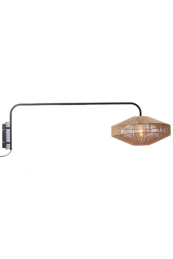 Rotan wandlamp Lyra 115cm