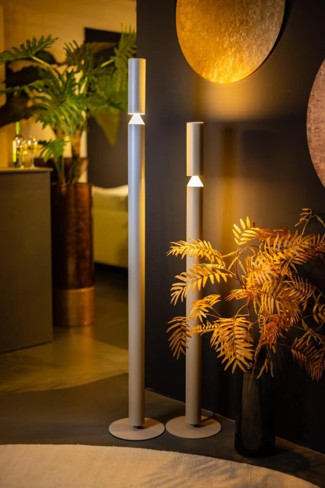 Crème vloerlamp Pencil Ø 8cm ETH 8720195305156