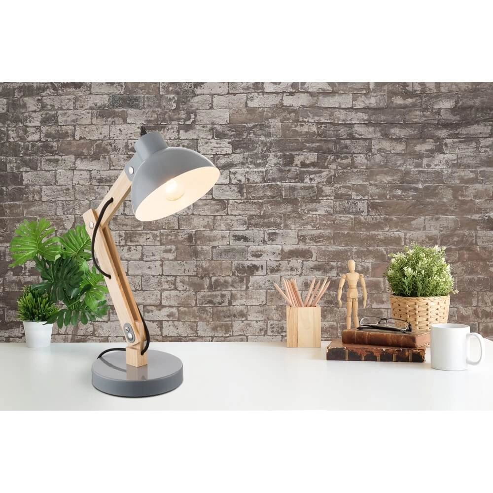 Bureaulamp Tongariro grijs Globo 9007371341979