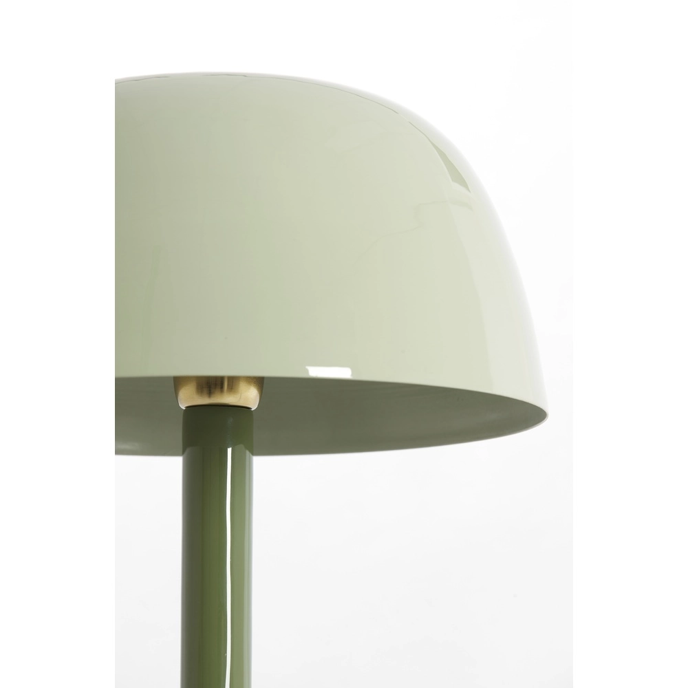 Bureaulamp Marivet glans groen - Ø 30cm Light & Living 8717807816230