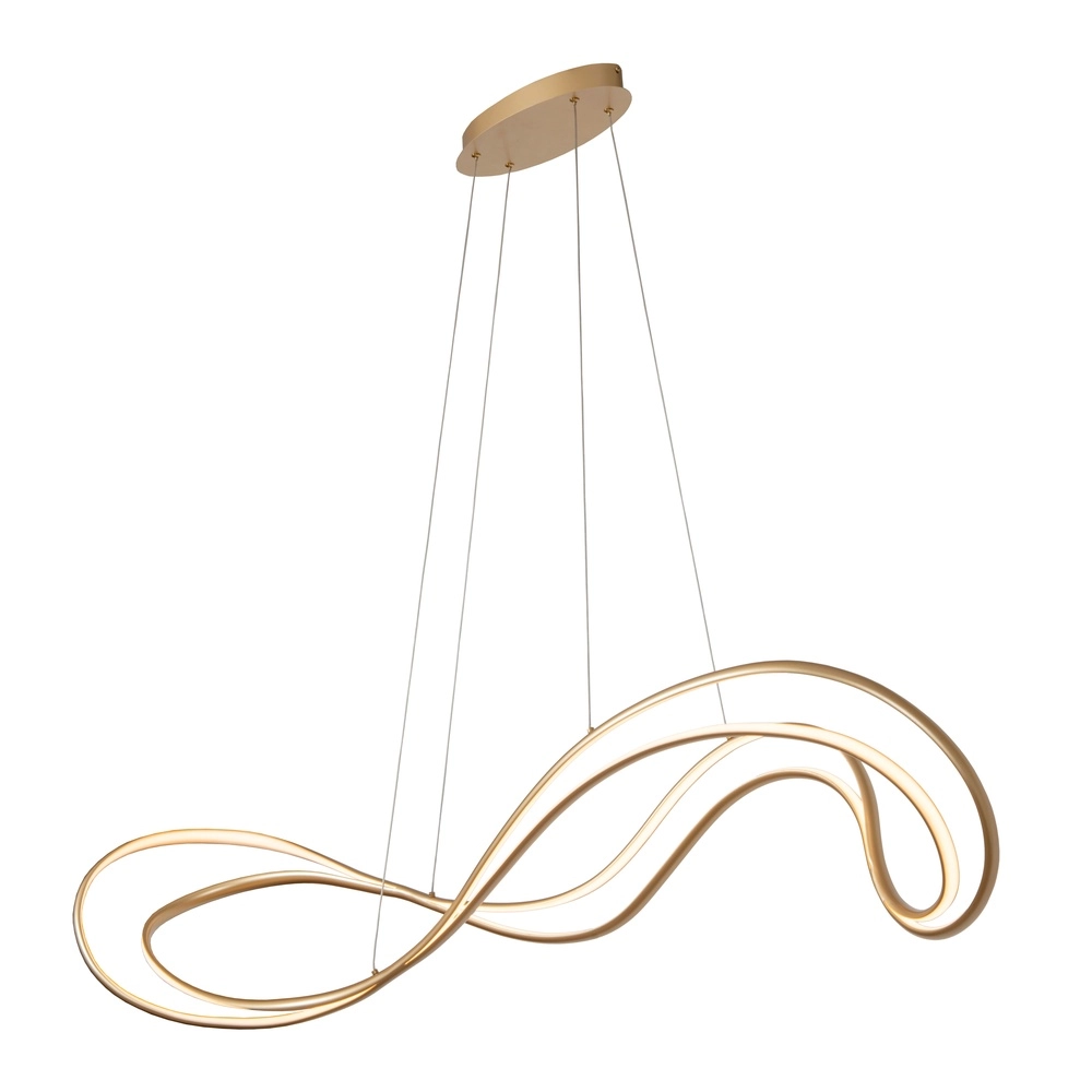 Design hanglamp Sardana krul goud Premium by Lucide 5411212560254