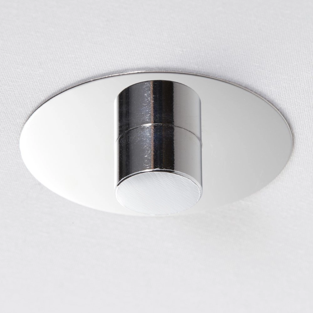 Stoffen plafondlamp Andria Ø 60cm grijs Brilliant 4004353323614