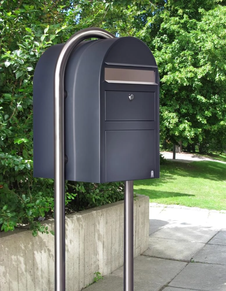 Brievenbus Swiss 7016i Donkergrijs Bobi 6417237005144