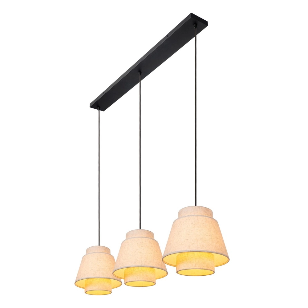 Hanglamp Tribute 3-lichts crème Lucide 5411212211934