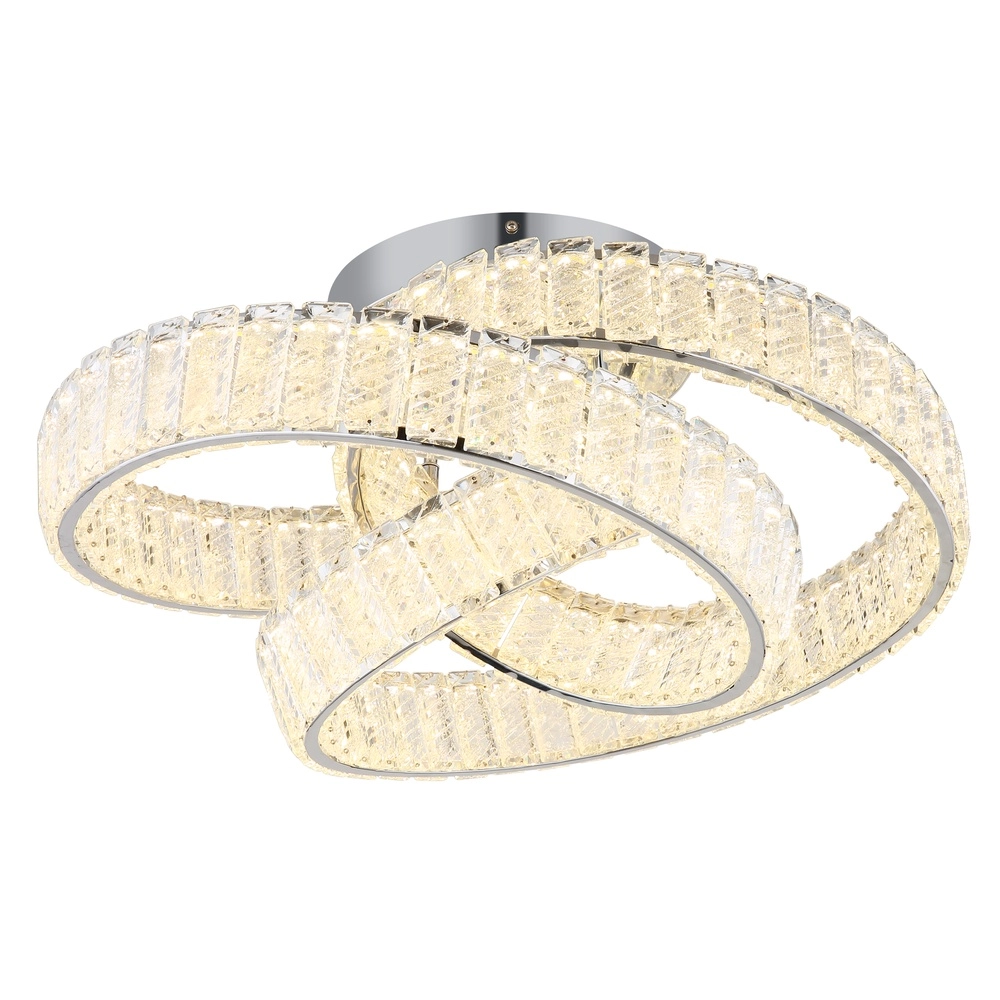 Plafondlamp krul Mucky chroom Globo 9007371531530