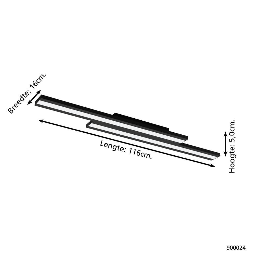 Plafondlamp Zigbee Saliteras-Z zwart Eglo 9008606221684