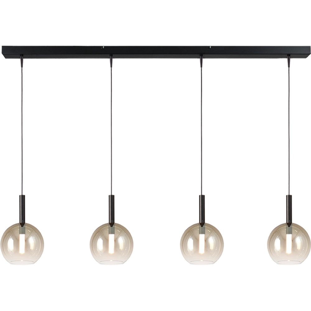 4L hanglamp Ø17cm Lido Ball met gold-fading glas