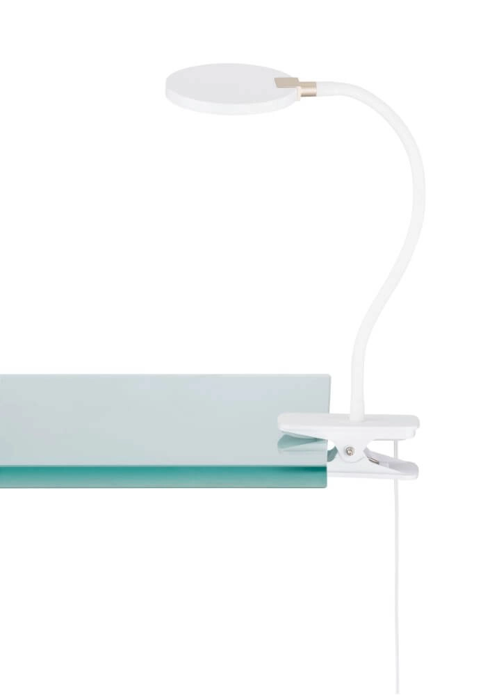 Flexibele bureaulamp Luiz met klem Flexibele bureaulamp Luiz met klem