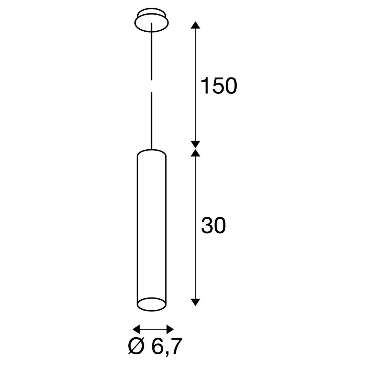 Mooie hanglamp Enola B PD-1 pendel wit SLV 4024163141598