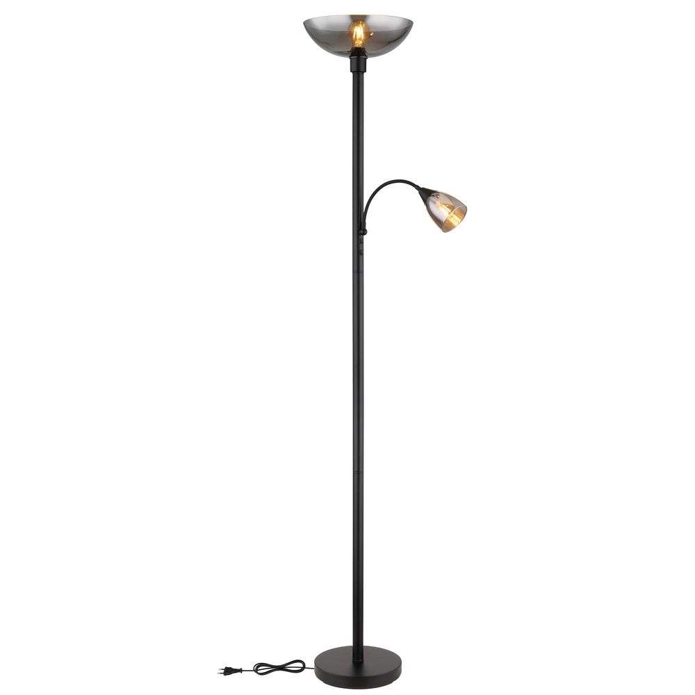 Vloerlamp Blade zwart Globo 9007371451951