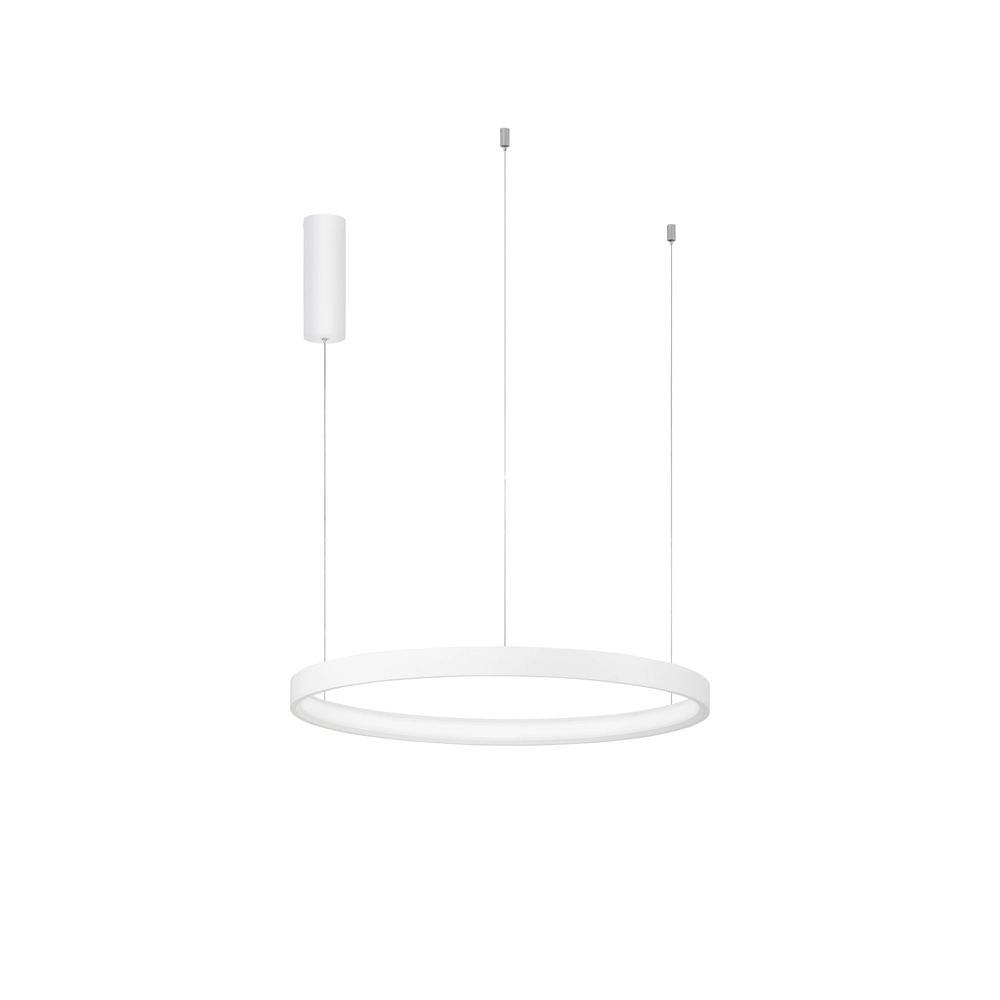 Ronde hanglamp Perrine wit Ø 60cm Lyora 5212017438423