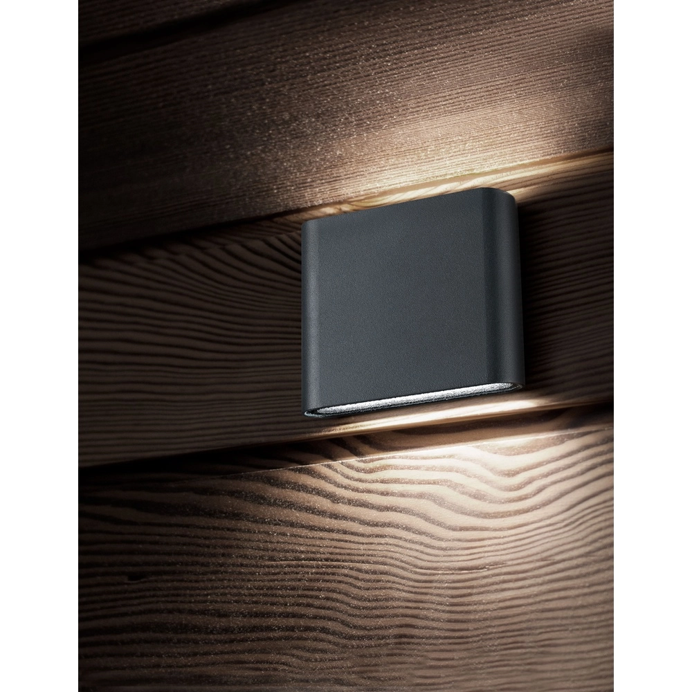 Strakke wandspot Soho S grijs