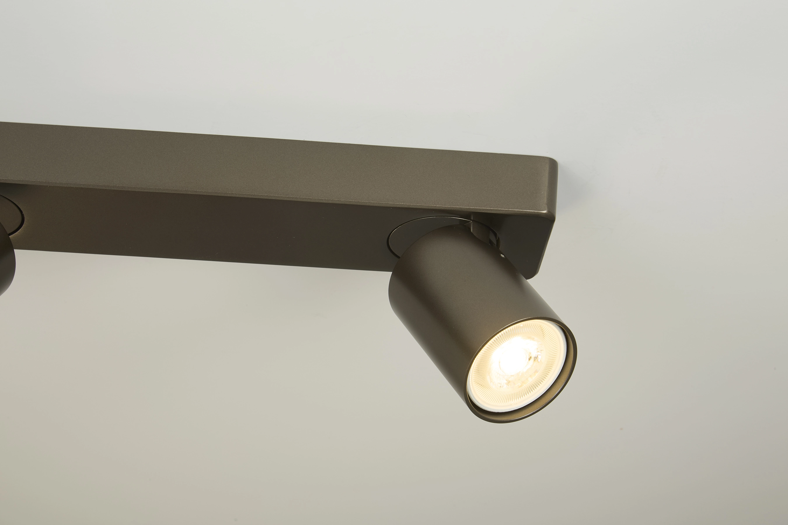 Plafondlamp Moon 2 rechthoekig brons Lyora 5053423311838
