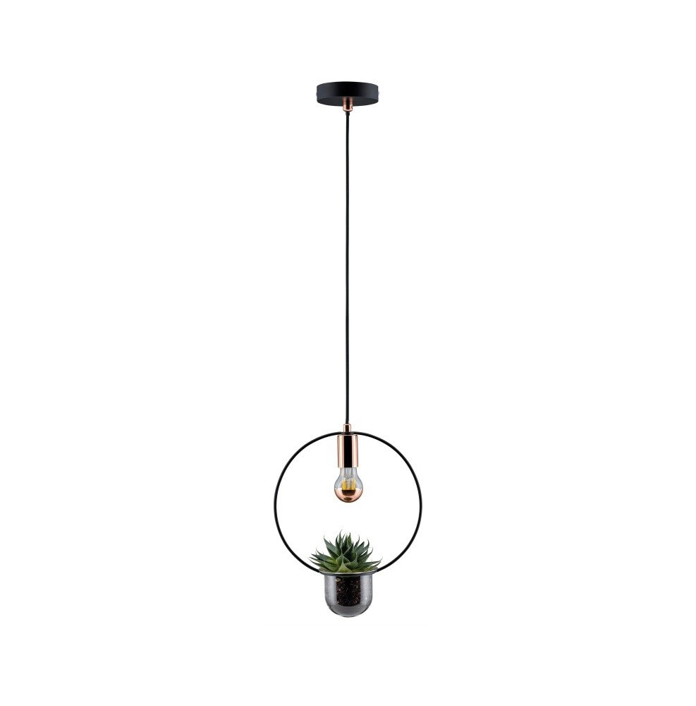 Roodkoperen hanglamp Neordic Tasja Plants Paulmann 4000870797488
