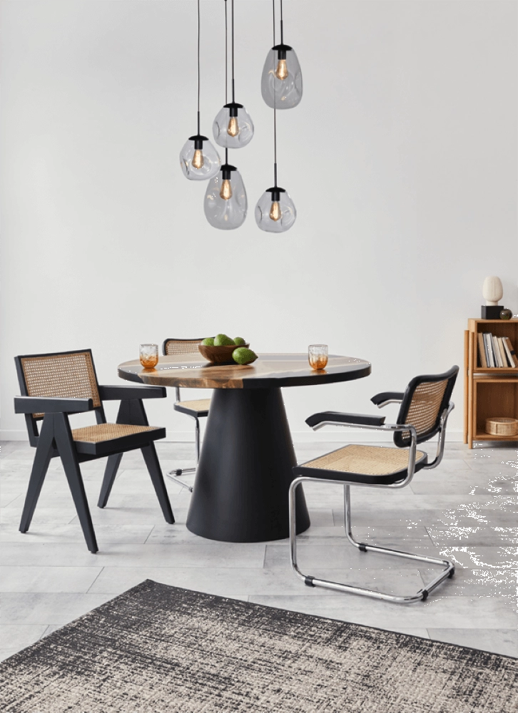 Vide hanglamp Lava 5x helder glas Masterlight 8718121286525