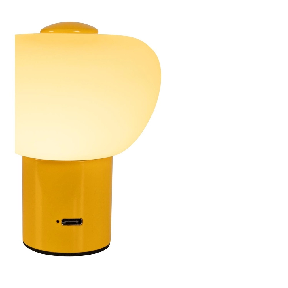 Tafellamp oplaadbaar Gustav geel Lucide 5411212442024