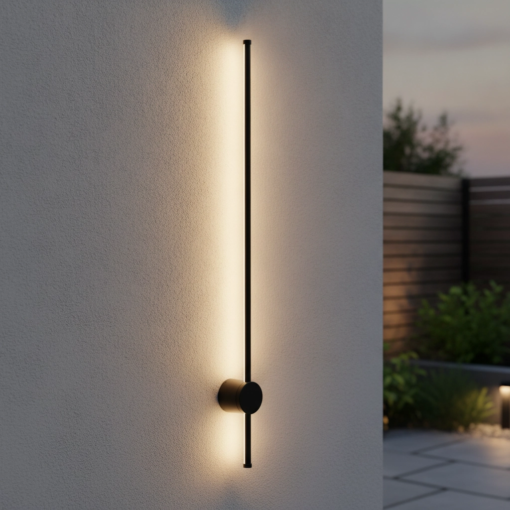 Design wandlamp Ridge zwart 97cm