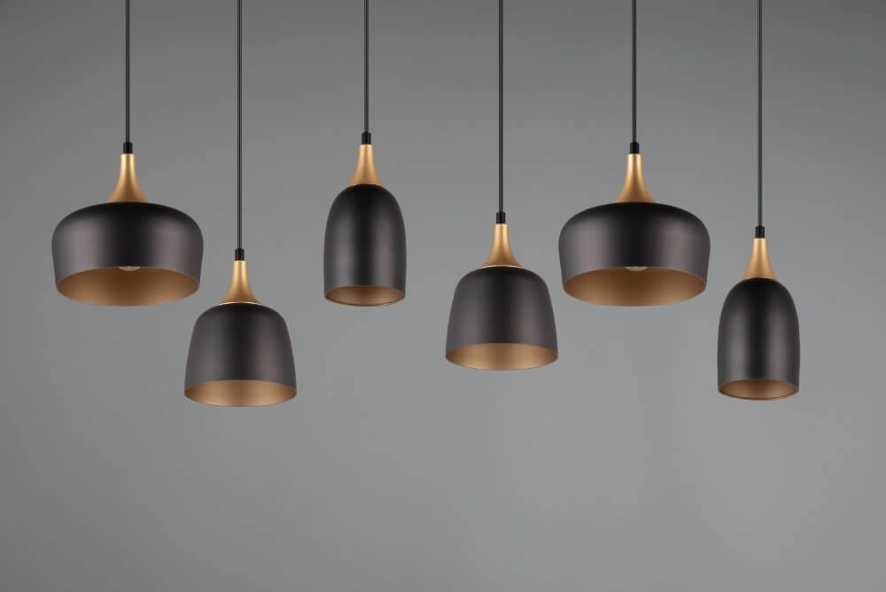 Design hanglamp Chiraz zwart 6-lichts Trio 4017807566864