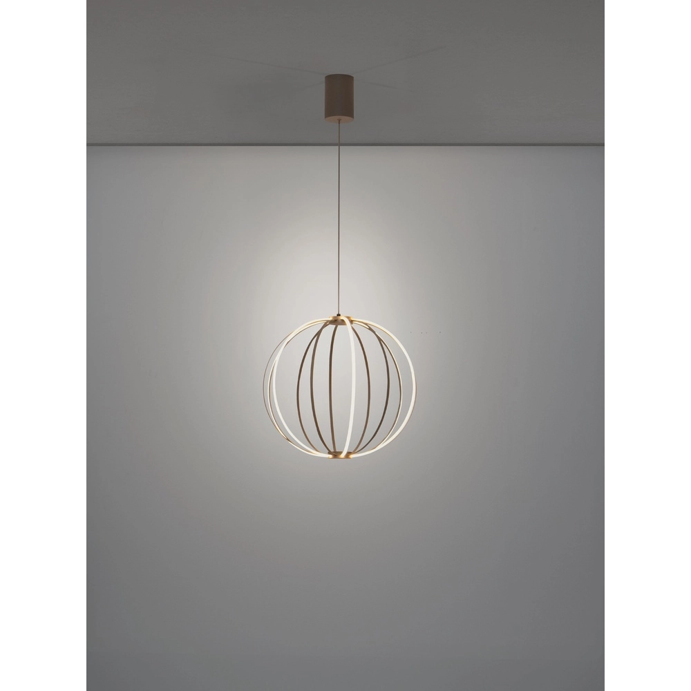 Hanglamp Brea beige Ø 50cm Lyora 5212017494375