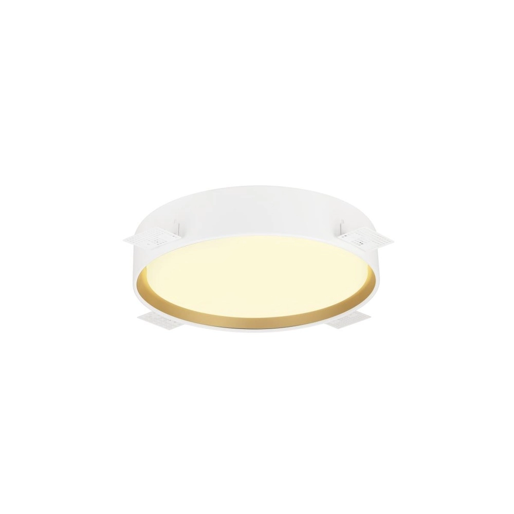 Plafondlamp Decona Ø 30cm zwart met goud - 3000K/4000K SLV 4024163302968