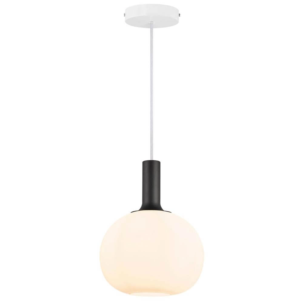 Glazen hanglamp Alton bol Ø 25cm wit Nordlux 5701581413887