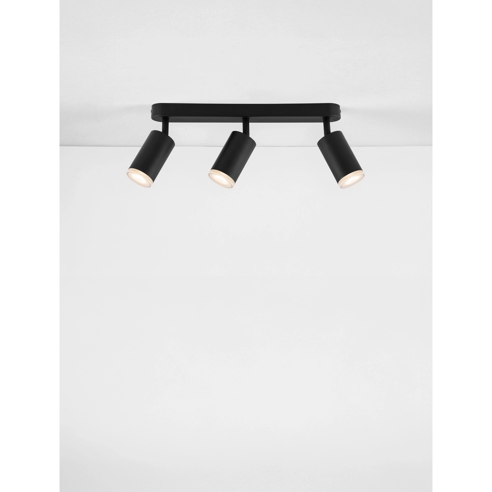 Opbouwspot Mao 3-lichts zwart Lyora 5212017475299